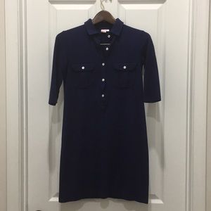 Winpenny Solid Blue Dress - Persifor -S